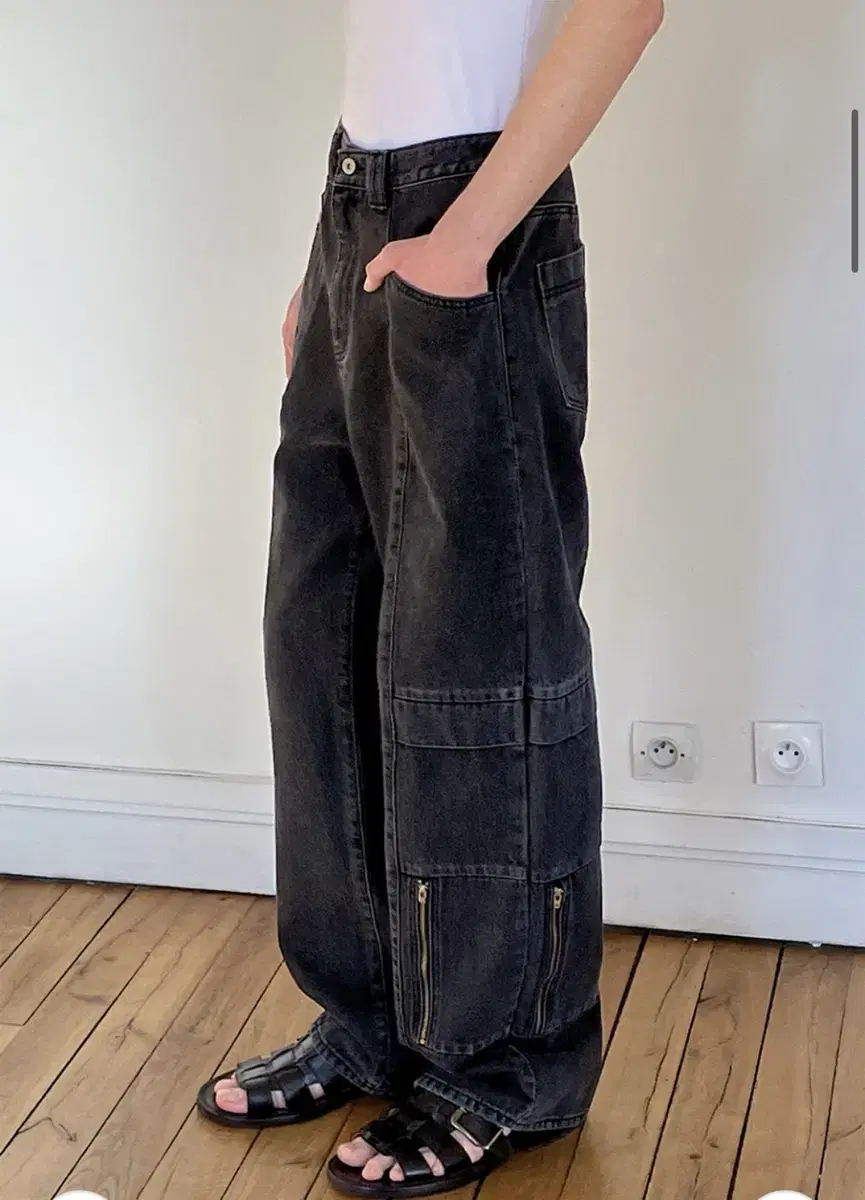 daro 다로 MARCEL Paneled Denim Pants 1사이즈